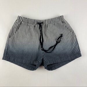 Very J Shorts Womens Blue White Ombre Drawstring